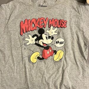 mickey mouse cropped shirt